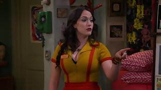Beth Behrs, Kat Dennings - 2 Broke Girls s05e02 hot young girl surprised in the shower sex video